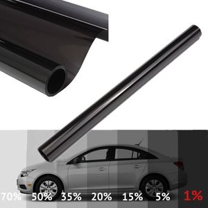 Auto Sunshade Uncut 6m Window Tint Tint Film Roll 5% 15% 30% 50% VLT UV Insulation Auto Home Glass Solar Protector Stickers