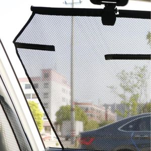 Parasol Universal para coche, protección UV contra el polvo, ventana lateral de verano, accesorios de malla frontal para mosquitos, cubierta de cortina C J2Z9
