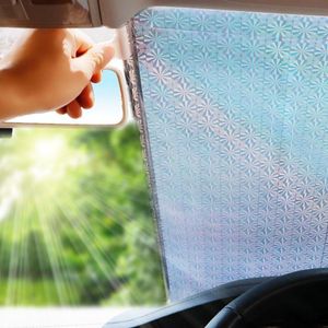 Voiture Pare-Soleil Pare-Brise Couverture Automatique Isolation Thermique Rideau Fenêtre Pare-Soleil Écran UV Protecteur 40 X 60 Cm