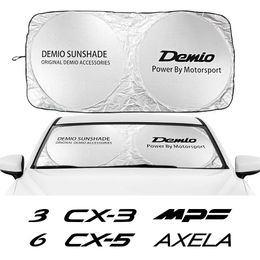 Pare-soleil de voiture pare-brise avant pour Mazda 3 6 2 CX5 CX9 CX3 CX30 MPS Demio Axela Atenza MX5 BT50 Biante MS accessoires