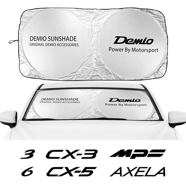 Parasoles de coche parasol parabrisas delantero para Mazda 3 6 2 CX5 CX9 CX3 CX30 MPS Demio Axela Atenza MX5 BT50 Biante MS Accesorios