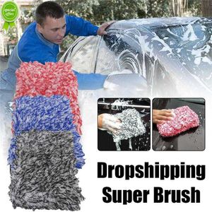 Voiture Super brosse microfibre antidérapant doux éponge tissu serviette facile à nettoyer voiture roue rayons voiture accessoires
