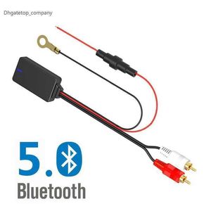 Auto SUV Bluetooth 5.0 Radio Stereo Audio Kabel Adapter 2RCA Stecker Musik AUX Wireless Receiver Dongle