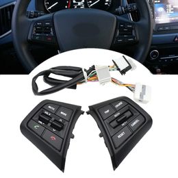 Boutons de régulateur de vitesse au volant de voiture, télécommande de Volume gauche et droite avec câbles pour Hyundai ix25 (creta) 1,6 l