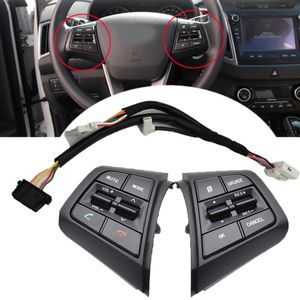 Auto-schakelaar Stuurwiel Cruise Control Knoppen Remote Volume Links en rechts met Kabels voor Hyundai IX25 (CRETA) 2.0L