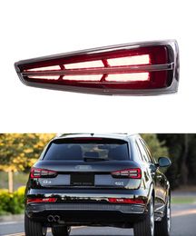 Feu arrière de voiture pour Audi Q3 LED, clignotant, feu arrière, frein de course, feu de recul, accessoires automobiles, 2013 – 2018