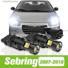 Feux arrière de voiture pour Chrysler Sebring 2007 – 2010, clignotant LED double Mode + feu de stationnement 2008 2009, accessoires Q231017, 2 pièces