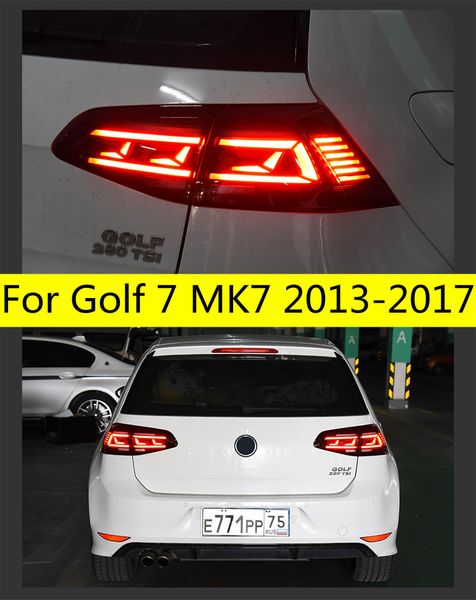 Ensemble de feux arrière de voiture pour VW Golf7 MK7 MK7.5 2013 – 20, feux arrière à 20 LED, ampoule de signalisation, feu de recul