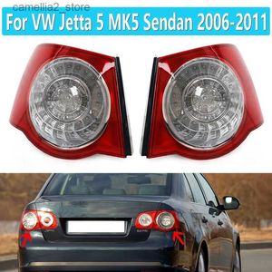 Feux arrière de voiture voiture LED feu arrière lampe DRL extérieur gauche côté droit adapté pour VW Jetta 5 MK5 Sendan 2006 2007 2008 2009 2010 2011 Q231017