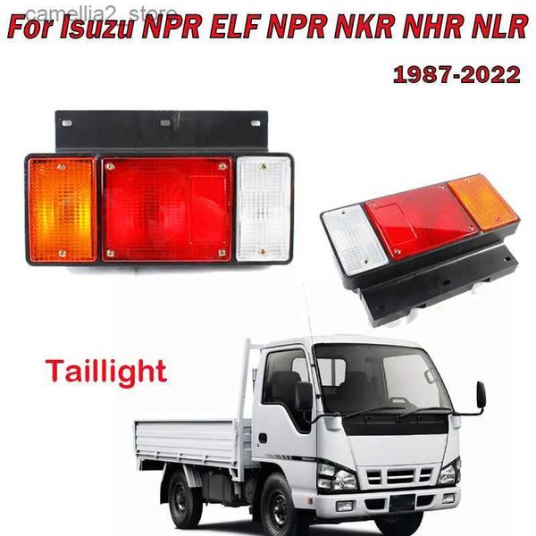 Luces traseras de coche Luz trasera de coche para Isuzu NPR ELF NPR NKR NHR NLR 1987-2022 luz de señal de giro trasera lámpara de freno de parada accesorios de automóvil Q231017