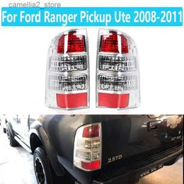 Feux arrière de voiture pour Ford Ranger Pickup Ute 2008 2009 2010 2011, feu stop avec faisceau de câbles sans ampoule Q231017