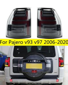 Feux arrière de voiture pour Pajero V93 V97 feu arrière LED 2006-20 Mitsubishi DRL frein antibrouillard arrière clignotant lampe Auto accessoires