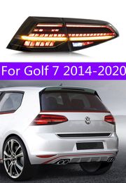 Feux arrière de voiture pour VW Golf 7 feu arrière 2014-2020 LED clignotants dynamiques feux arrière mise à niveau DRL feu de freinage arrière