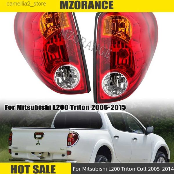 Luces traseras del coche Luz trasera roja LED para Mitsubishi L200 Triton Colt 2005-2014 con cable Luz de señal de giro Lámpara antiniebla de freno Accesorios para automóvil Q231017