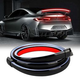 Auto Rückleuchten OKEEN Auto Auto Led Spoiler Licht Hinten Lip Kit Universal Schwarz Carbon Faser Hinten Stamm Bremslicht fahren Stop Signal Licht 12V Q231017