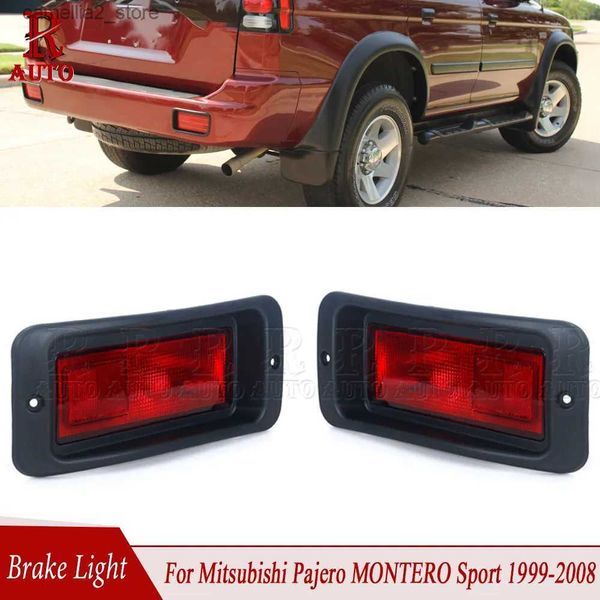 Feux arrière de voiture R-AUTO pour Mitsubishi Pajero MONTERO Sport 1999-2008 feu arrière de voiture antibrouillard accessoires de voiture lumière de réflecteur de pare-chocs arrière Q231017