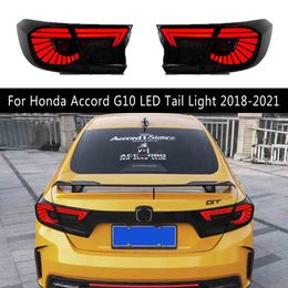 Auto Achterlicht Montage Rem Achteruit Inparkeren Running Lights Streamer Richtingaanwijzer Auto-onderdelen Voor Honda Accord G10 Led-achterlicht 18-21