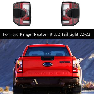 Ensemble de feu arrière de voiture, clignotant dynamique, feux de stationnement arrière pour Ford Ranger Raptor T9 feu arrière LED 22-23