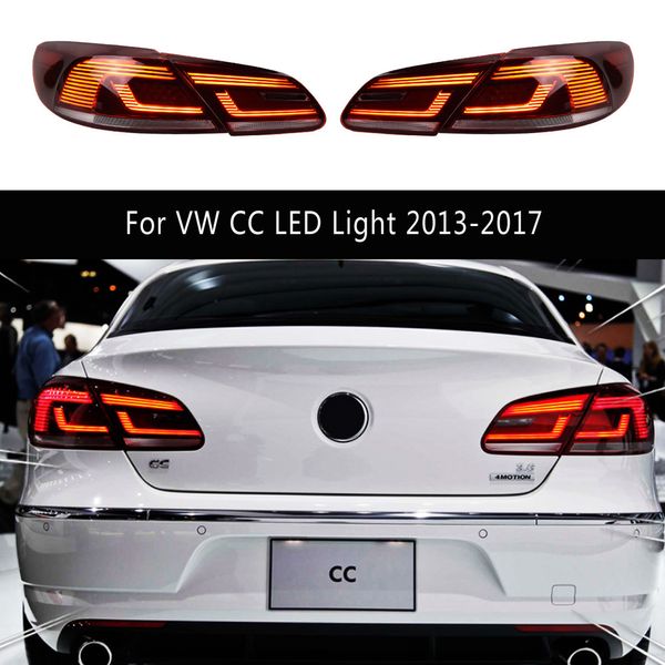 Ensemble de feu arrière de voiture, clignotant dynamique pour VW CC lumière LED 13-17, feux de freinage et de stationnement arrière, pièces automobiles