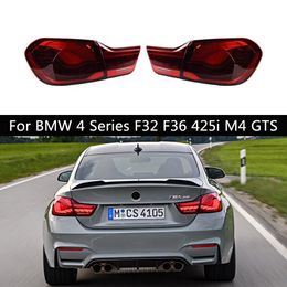 Auto -achterlicht -assemblage LED Volledige LED Dynamic Streamer Turn Signal voor BMW 4 -serie F32 F36 425i M4 GTS FOG Rem Running Parkeer achterlamp