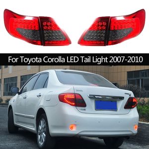 Ensemble de feux arrière de voiture, clignotants, clignotants, pour Toyota Corolla, feu arrière LED 2007 – 2010, feu arrière de freinage et de stationnement