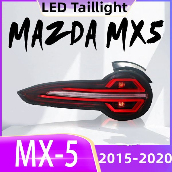 Feu arrière de voiture pour Mazda MX5 20 15-20 20, ensemble de feux arrière LED, feu de circulation + feu de stop + clignotant
