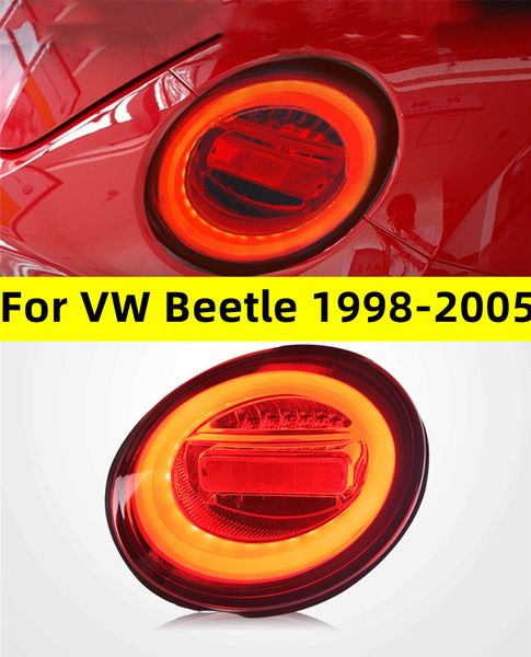Feu arrière de voiture pour VW Beetle 1998 – 2005, ensemble de feux arrière LED, feu de freinage arrière, antibrouillard, feu de jour DRL