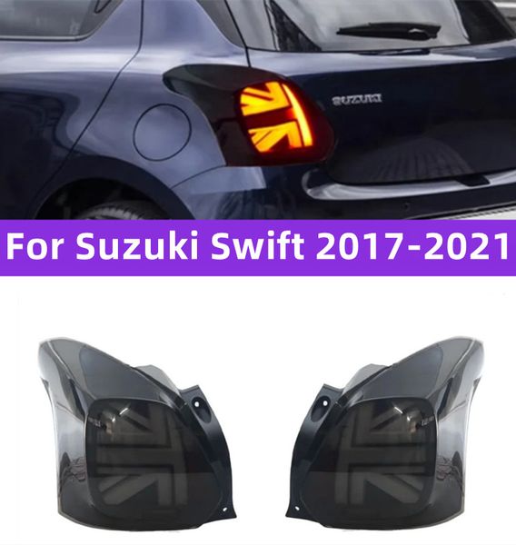 Mise à niveau du feu arrière de voiture pour Suzuki Swift 20 17-20 21 LED feux arrière clignotant feu de recul feu antibrouillard