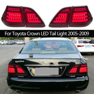 Auto-achterlichten Assemblage achterlamp Draai Signaalindicator Rem omgekeerde parkeerlichten voor Toyota Crown LED Tail Light 2005-2009
