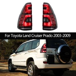 Auto Rückleuchten Montage Streamer Blinker LED Rücklicht Für Toyota Land Cruiser Prado 2003-2009 Lauf Reverse Parkplatz lichter