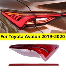 Feux arrière de voiture pour Toyota Avalon 20 19-20 20 LED à travers le feu arrière feu de stop LED feu arrière arrière clignotant