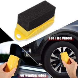 Autobanden Waxing polijsten reiniging doekje auto wiel polijsten polijsten wax borstel borstel contour detaillering dressing shine kussen spons