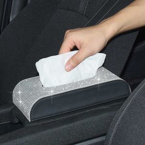 Boîte à mouchoirs de voiture couverture accoudoir Type boîte à mouchoirs étui rectangulaire porte-serviettes en papier serviette porte-papier pour la maison voiture bureau