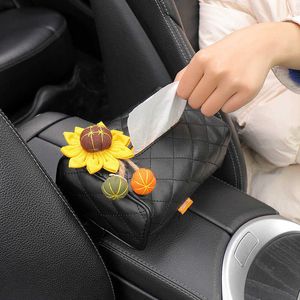 Auto Tissue Box Universal Hanging Creative Cute Personality Back Back Ton Napkin Home Multifunctioneel gemak T221219