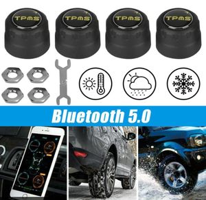 Système de surveillance de la pression des pneus de voiture TPMS Bluetooth 50 4 capteurs externes App33243835473129