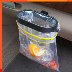 Auto Trash Bag Auto Trash Can Foldable Car Organizer frame Voertuig Frame afvaltas Opslag Hanghouder Auto -opslag