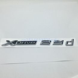 Etiqueta engomada del estilo del ajuste del coche para BMW X1 X3 X4 X5 serie Xdrive 20d 25d 30d 35d 40d 45d 48d emblema insignias Logo Letters179M