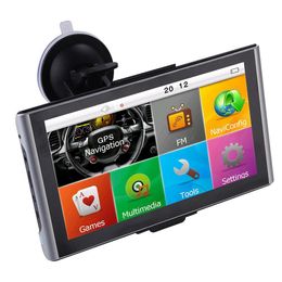 Auto -truck GPS -navigatie met Bluetooth Avin FM 8GB Sun Shade Visor Capactief scherm GPS Navigator ZZ