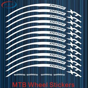 Auto Truck Rekken 12picsset Velg Mountainbike 26 275 29er inch Disc Sticker Decoratieve stickers Decals MTB sticker 230712