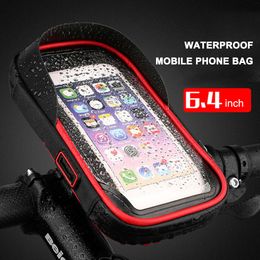 Car Truck Racks Bicycle Scooter Mobile Phone Touch Screen Holder Rack Waterproof Adjustable Motorcycle Sunshade Stand Support Bracket 230815