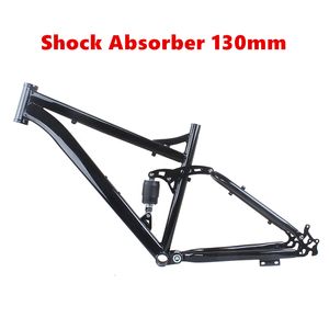 Auto Vrachtwagen Rekken Mountainbike Frame 26 Inch Schijfrem Schokabsorberend Koolstofstaal Gemodificeerde MTB Fietsonderdelen Helder Zwart Lage Prijs Verkoop 230626