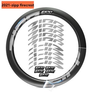 Auto -vrachtwagenrekken ZIPP Firecrest Wheels -stickers ingesteld voor 202 303 404 808 Road Bike Cycling Decals Carbon Rim 2 Welset Sticker 230823