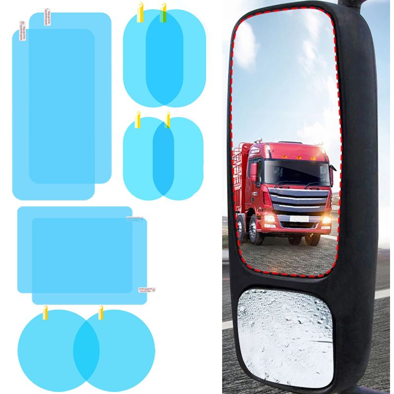 Film de la fenêtre de voiture de voiture de voiture Miroir Film anti-brouillard étanche Stickers de miroir anti-brouillard électriques Films auto clair décalque