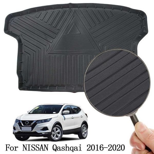Couvercle de tapis de démarrage arrière du coffre de voiture Couvercle de tapis de démarrage arrière pour Nissan Qashqai -2020