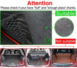 Car Trunk Nylon touwnet / bagagetoets met steun voor MAZDA 2 MAZDA 3 5 6 CX-3 CX-4 CX-5 CX-7 CX-9 ATENZA AXELA MX5