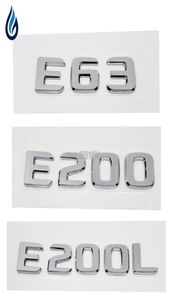 CAR TRUNT EMBLEMS CRODE LETRAS DEL ALFABETA PELQUETER PARA MERCEDES BENZ E CLASE AMG E63 E200 E200L W207 W204 W203 W211 W210 W2123720506