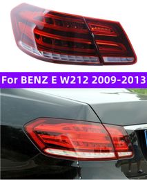 Luces traseras personalizadas para coche, luz trasera LED para BENZ E W212, actualización 2009-2013, estilo 2014, luz trasera de señal de giro de freno antiniebla trasero