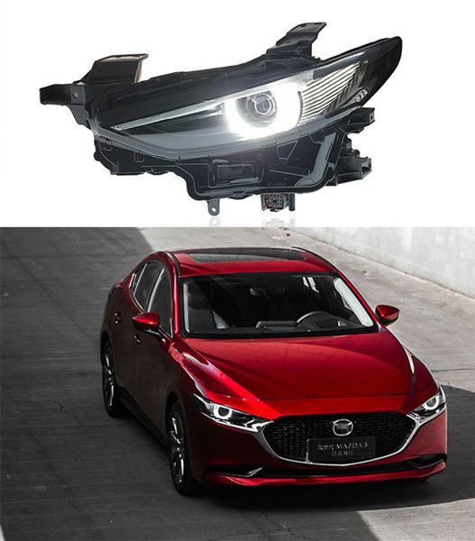 Clignotant de voiture pour Mazda 3, phare de jour LED 2020 – 2022, lentille de feu de route