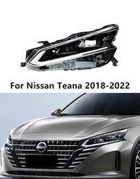 Lampe de faisceau de route du signal de virage de voiture pour Nissan Teana 2018-2022 LED phare Altima Daytime Running Head Light Lens