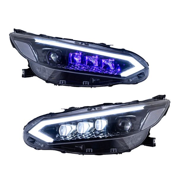 Lampe de faisceau de route du signal de virage de voiture pour Nissan Sylphy 2020-2022 New Sentra LED Headlight Altima Daytime Running Head Light Lens